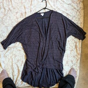 Lularoe Gold Striped Komono Size Large